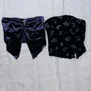 Velvet and Floral Tube Top Bundle